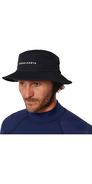 2025 Ocean And Earth Bingin Soft Peak Surf Hat SMHA03B - Black